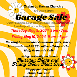 Ossian Lutheran Garage Sale during City Wide Garage Sales