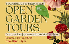 1st Annual Open Garden Tours - Sturbridge & Brimfield