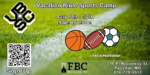 Vacation Bible Sports Camp