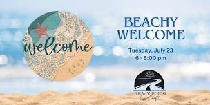 Beachy welcome wooden Craft Project