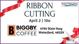 Ribbon Cutting at Biggby Coffee