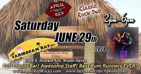 April Red ROCKS the Caribbean Bay Bar in Winter Haven!