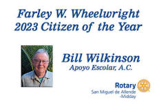 2023 Citizen of the Year Award Celebration [] Rotary San Miguel de Allende - Midday