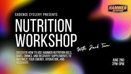 Nutrition Workshop with Jack Tam