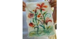 Wet Felting with Sue Fox Mitrano June 10 MONDAY- 10AM-1PM