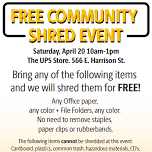 UPS Store Republic: Free Community Shred Event