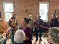 Circlesinging at Ethel, the Barn