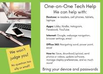 One-On-One Tech Help at Canajoharie Library