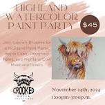 Highland Watercolor Paint Party