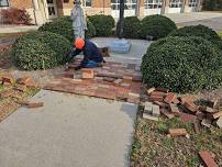 Brick unveiling