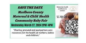 Marlboro County  Maternal & Child  Health  Community Baby Fair