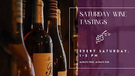 Saturday Wine Tasting