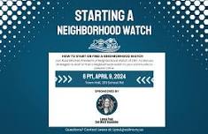 Neighborhood Watch Information Session