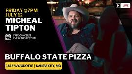 Mike Tipton at Buffalo State Pizza on Friday, July 12 at 7PM