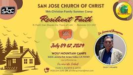 SJCC 18th Christian Family Summer Camp (THEME: 