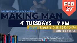 MAKING MAN: Men's Monthly Bible Study