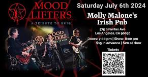 Mood Lifters - A Tribute to Rush at Molly Malone's LA!