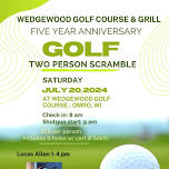 5 year Anniversary Golf Scramble