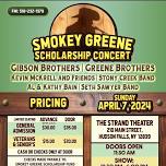 Smoky Greene Scholarship Concert  — The Strand Theatre