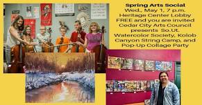 Spring Arts Social on May 1 - FREE and You are Invited