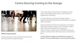 Contra Dancing!