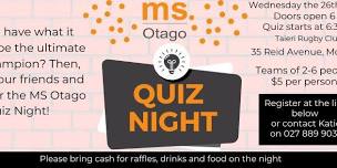 MS Otago quiz night