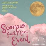 Scorpio Full Moon Yoga Event