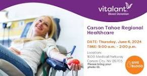 Vitalant Blood Drive at Carson Tahoe