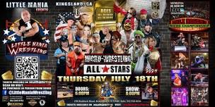 Midget Mayhem Wrestling Rips Through the Ring!  Kingsland, GA 18+