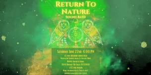 Return To Nature Outdoor Sound Bath