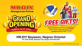 GRAND OPENING: MR.DIY Bayawan, Negros Oriental