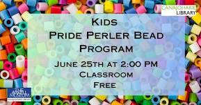 Kids Pride Perler Bead Program