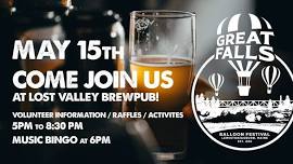 Great Falls Balloon Festival Night at Lost Valley Brewpub