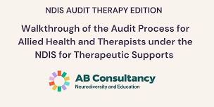 NDIS Audit Therapy Edition