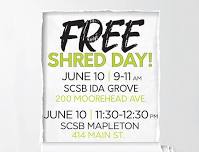 FREE Shred Day IDA GROVE & MAPLETON