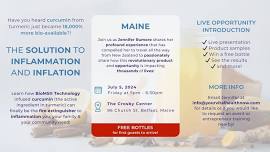 Maine Event - Learn about breakthrough technology for curcumin from turmeric