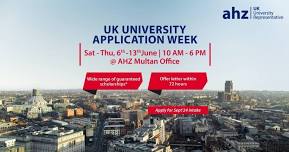 UK University Application Week @ AHZ Multan Office