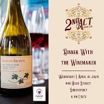 Saxon Brown- Dinner with the Winemaker