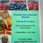 Chestermere Outside Summer Market