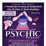 Psychic evening With pop up cafe   