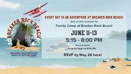 Family Camp at Breaker Rock Beach