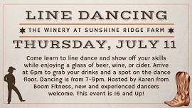 Line Dancing at Sunshine Ridge