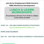 Lunch & Learn Workshop - Job and Career Search Strategies