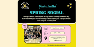 Expunge Colorado's Spring Social & Fundraiser at Lady Justice Brewery