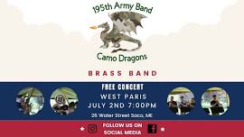 West Paris 195th Army National Guard Brass Band Concert