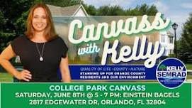 Canvass with Kelly in College Park!