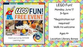 ESTEAM Lego Lab @ the Library