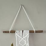 Large macrame plant hanger and plant at the Village Bluebird Otisville