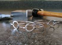 Hammered Clasping Bangle Class