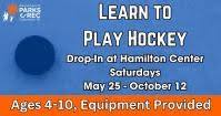 Learn to Play Hockey - At Hamilton Community Center & Ice Arena - With Columbus Parks & Recreation